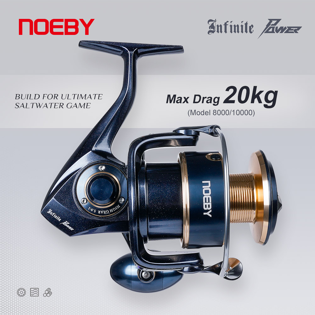 NOEBY Infinite Power Zoutwater - Daiwa Reel Bg recensie en prijs